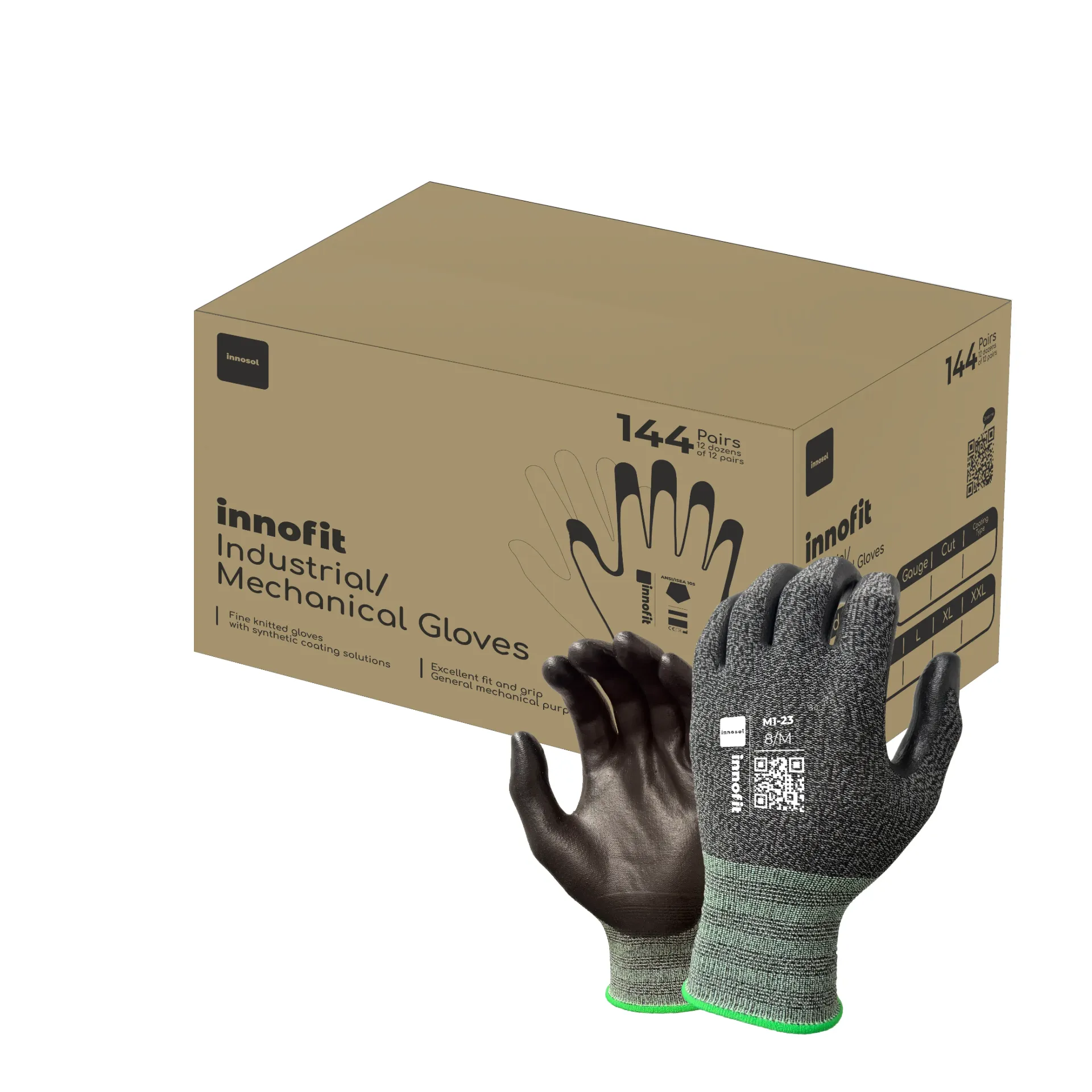 [M1-23] InnoFit® Dipped Work Gloves